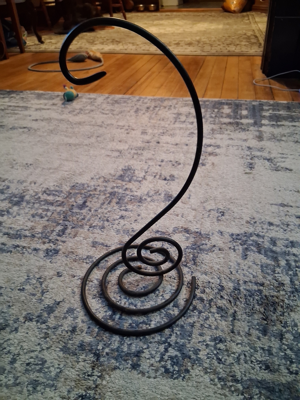 Black Spiral Metal Stand for Kitchen Accessories - Unbranded